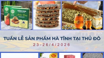 Tổ chức trưng bày, giới thiệu đặc sản Hà Tĩnh tại Hà Nội