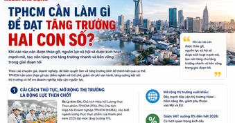 TPHCM cần làm gì để để đạt tăng trưởng kinh tế hai con số?