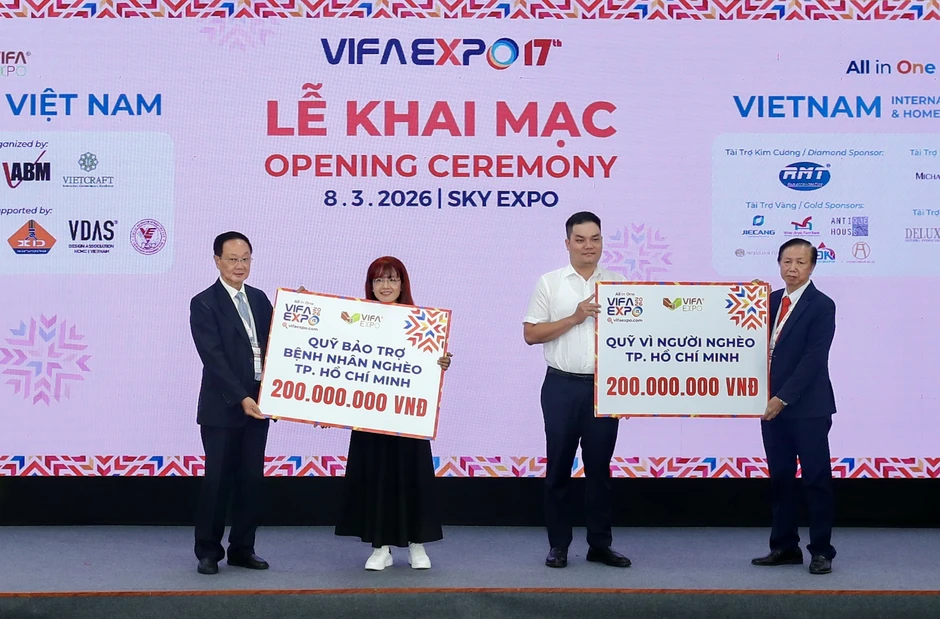 TPHCM: Hơn 3.000 khách quốc tế đến hội chợ VIFA EXPO 2026 TPHCM: Hơn 3.000 khách quốc tế đến hội chợ VIFA EXPO 2026