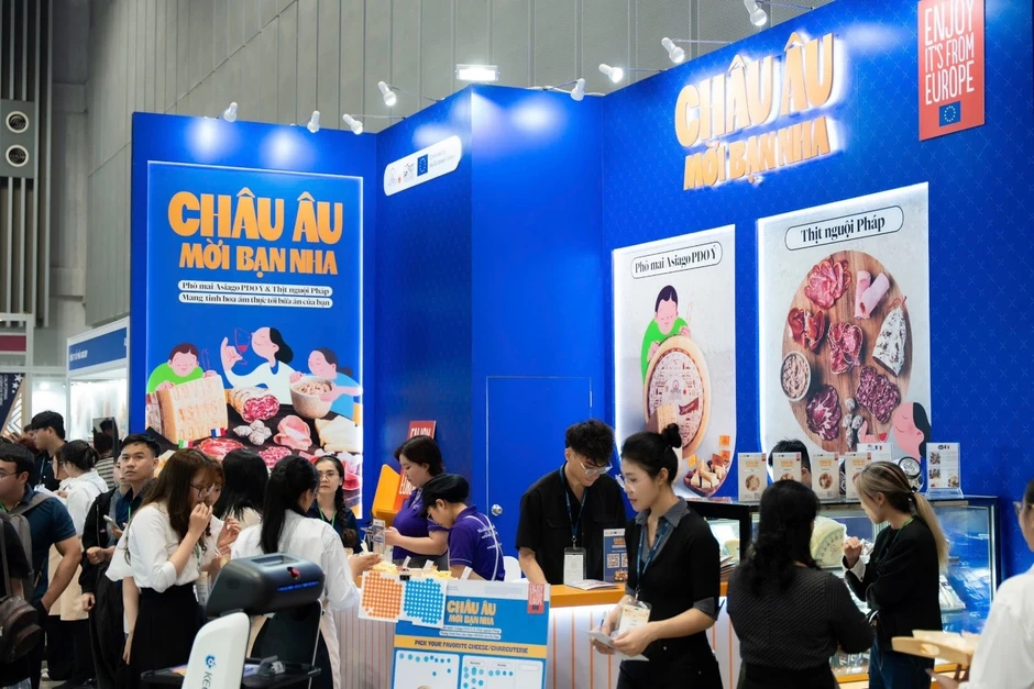 Triển lãm FHV 2026: Phô mai Asiago PDO, thịt nguội châu Âu hút khách Việt Nam Triển lãm FHV 2026: Phô mai Asiago PDO, thịt nguội châu Âu hút khách Việt Nam