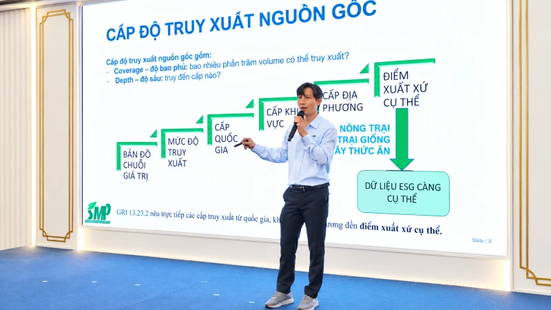 Truy xuất nguồn gốc, tạo lợi thế ESG cho doanh nghiệp