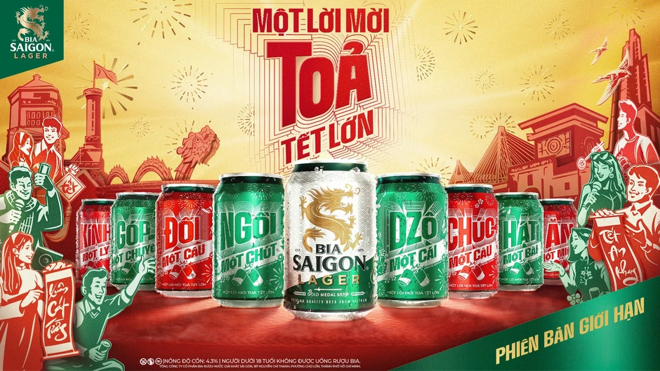 Từ một 'lời mời' ý nghĩa, Bia Saigon lan tỏa 'Tết lớn' đến khắp mọi miền Từ một 'lời mời' ý nghĩa, Bia Saigon lan tỏa 'Tết lớn' đến khắp mọi miền