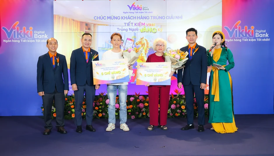 Từ Ngựa Vàng đến Bóng Vàng: Vikki Digital Bank lan tỏa mùa tiết kiệm sinh lời, trúng lớn