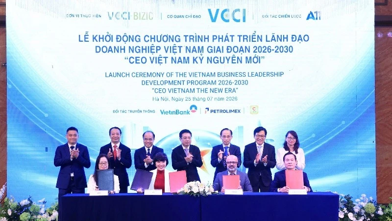 VCCI khởi động chương trình “CEO Việt Nam kỷ nguyên mới” giai đoạn 2026-2030 VCCI khởi động chương trình “CEO Việt Nam kỷ nguyên mới” giai đoạn 2026-2030