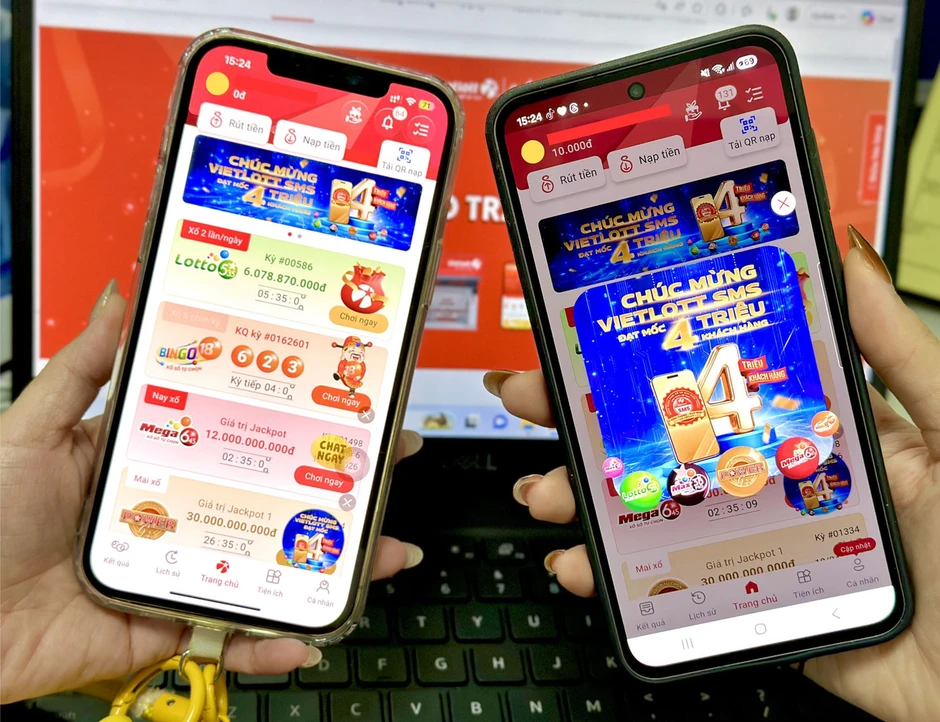 Vì sao 4 triệu người Việt chọn mua vé số trên Vietlott SMS? Vì sao 4 triệu người Việt chọn mua vé số trên Vietlott SMS?