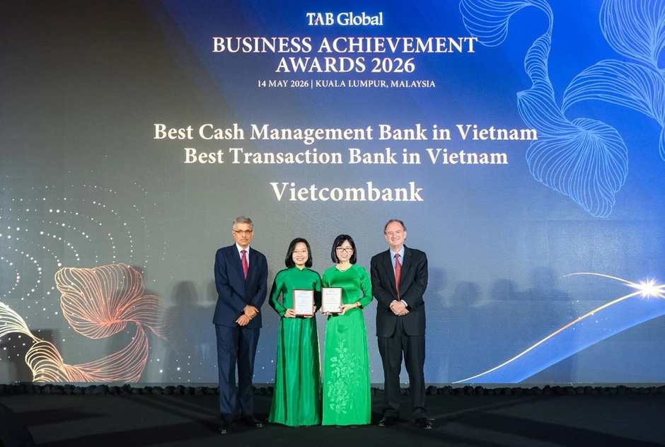 Vietcombank khẳng định vị thế dẫn đầu với 7 giải thưởng quan trọng tại The Asian Banker Summit 2026 Vietcombank khẳng định vị thế dẫn đầu với 7 giải thưởng quan trọng tại The Asian Banker Summit 2026