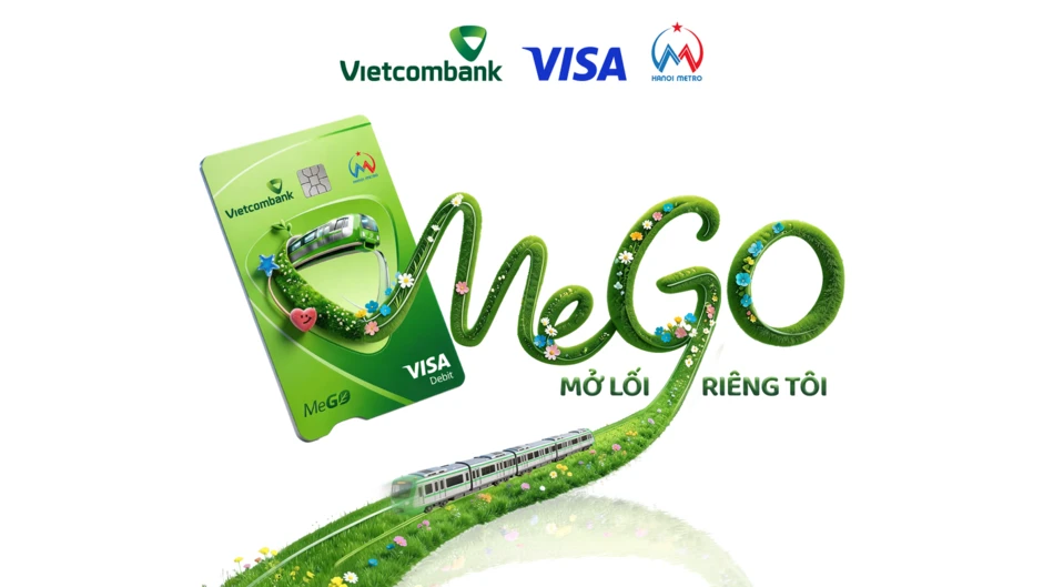 Vietcombank ra mắt thẻ đồng thương hiệu Vietcombank Visa Hanoi Metro - MeGO Vietcombank ra mắt thẻ đồng thương hiệu Vietcombank Visa Hanoi Metro - MeGO