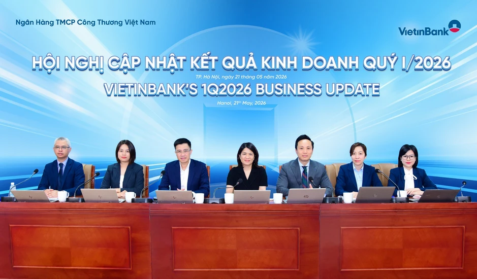 VietinBank Quý 1/2026: Tiếp tục nền tảng tăng trưởng bền vững VietinBank Quý 1/2026: Tiếp tục nền tảng tăng trưởng bền vững