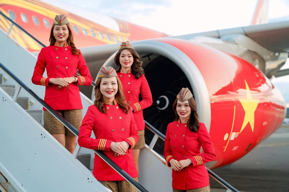 Vietjet được hành khách toàn cầu bình chọn “Hãng hàng không được yêu thích” và “Đồng phục tiếp viên đẹp nhất” Vietjet được hành khách toàn cầu bình chọn “Hãng hàng không được yêu thích” và “Đồng phục tiếp viên đẹp nhất”