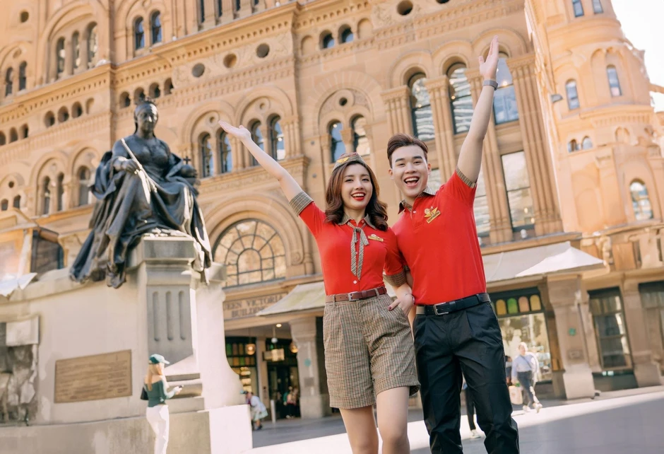 Vietjet được hành khách toàn cầu bình chọn “Hãng hàng không được yêu thích” và “Đồng phục tiếp viên đẹp nhất” Vietjet được hành khách toàn cầu bình chọn “Hãng hàng không được yêu thích” và “Đồng phục tiếp viên đẹp nhất”