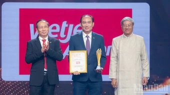 Vietjet được vinh danh “Dấu ấn Thương hiệu Việt hướng tới tăng trưởng xanh”