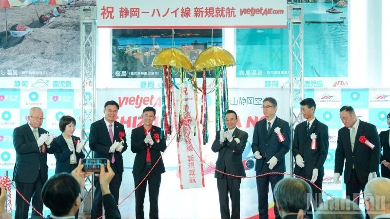Vietjet khai trương đường bay thẳng Hà Nội-Shizuoka (Nhật Bản)