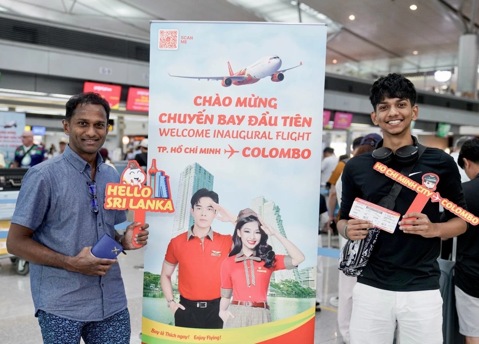 Vietjet khai trương đường bay thẳng TP.HCM - Colombo Vietjet khai trương đường bay thẳng TP.HCM - Colombo
