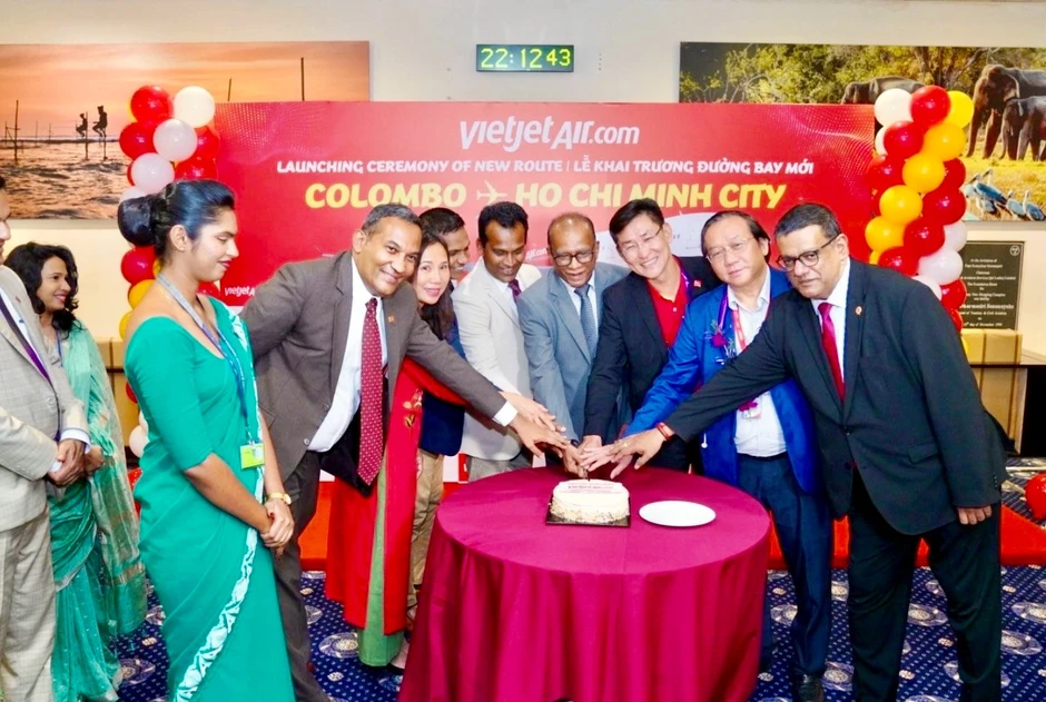 Vietjet khai trương đường bay thẳng TP.HCM - Colombo Vietjet khai trương đường bay thẳng TP.HCM - Colombo