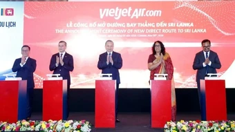 Vietjet mở đường bay đầu tiên đến Sri Lanka
