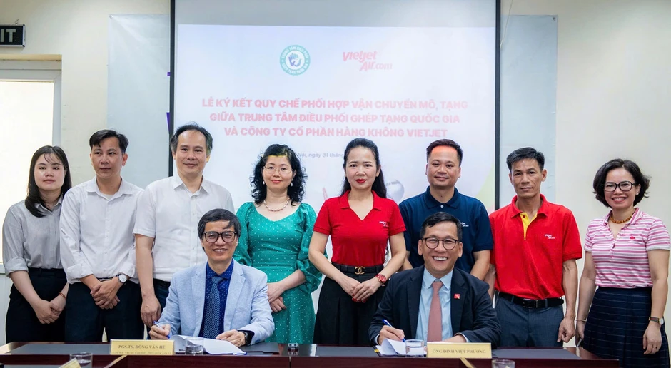 Vietjet và Trung tâm Điều phối ghép tạng Quốc gia: Kết nối những hành trình của sự sống