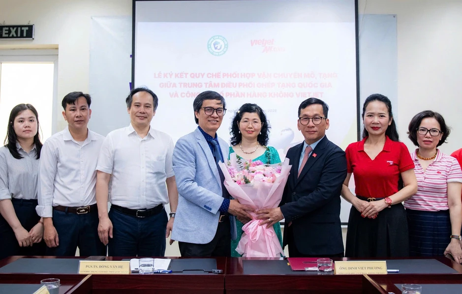 Vietjet và Trung tâm Điều phối ghép tạng Quốc gia: Kết nối những hành trình của sự sống