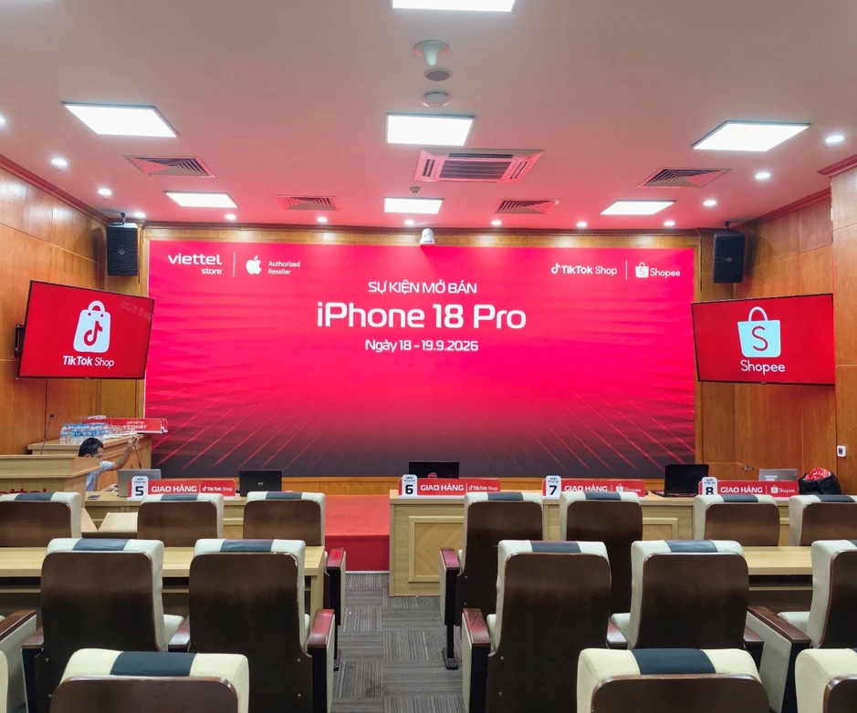 Viettel Store mở bán iPhone 18 Pro series trên toàn quốc: Ưu đãi tới 18 triệu đồng Viettel Store mở bán iPhone 18 Pro series trên toàn quốc: Ưu đãi tới 18 triệu đồng
