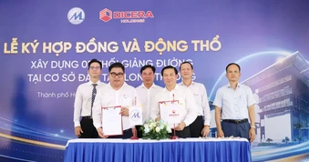 Xây dựng 2 khối giảng đường tại cơ sở đào tạo Long Trường trường Đại học Tài chính – Marketing