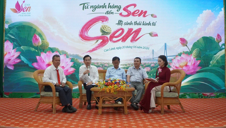 Xây dựng hệ sinh thái kinh tế sen Đất Sen Hồng