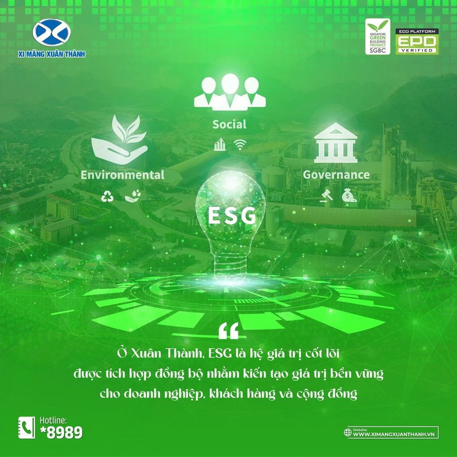 Xi Măng Xuân Thành đạt SGBP và EPD: Dấu ấn khẳng định chất lượng và vị thế thương hiệu