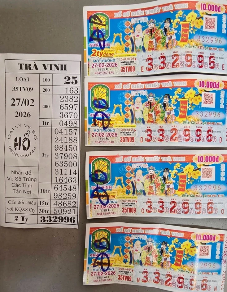 Xổ số miền Nam ngày 28-2: Một đại lý vé số đang gây “sốt” mạng xã hội Xổ số miền Nam ngày 28-2: Một đại lý vé số đang gây “sốt” mạng xã hội