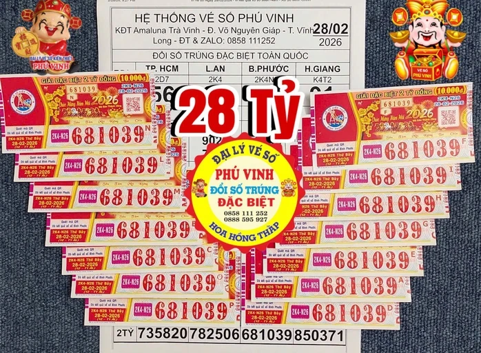 Xổ số miền Nam: Thêm khách hàng mua vé số online trúng độc đắc 32 tỉ đồng Xổ số miền Nam: Thêm khách hàng mua vé số online trúng độc đắc 32 tỉ đồng
