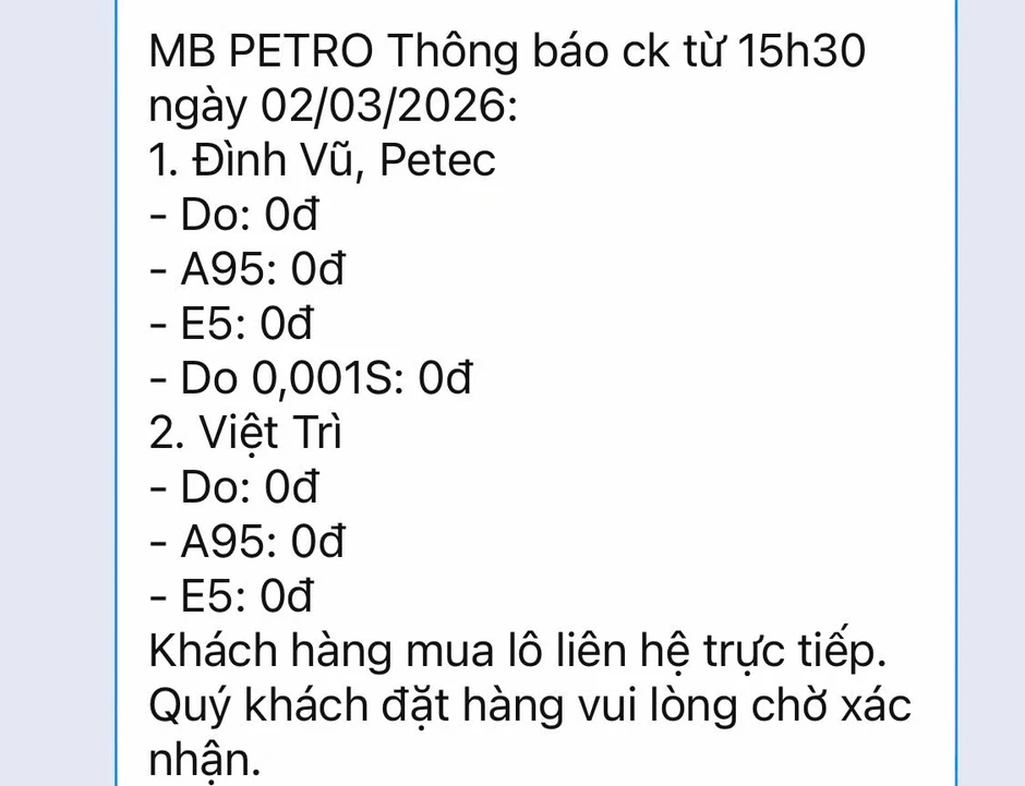 Xung đột Trung Đông leo thang: Giá dầu vọt đỉnh, chiết khấu nội địa về 0