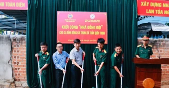 Yến sào Khánh Hòa hỗ trợ xây dựng “ Nhà đồng đội” ấm tình quân dân