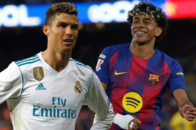 18 tuổi, Lamine Yamal đã vượt Ronaldo ở La Liga 18 tuổi, Lamine Yamal đã vượt Ronaldo ở La Liga