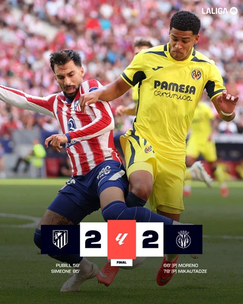 Atletico bị cầm hòa trong ngày Alvarez chịu cơn mưa chửi bới Atletico bị cầm hòa trong ngày Alvarez chịu cơn mưa chửi bới