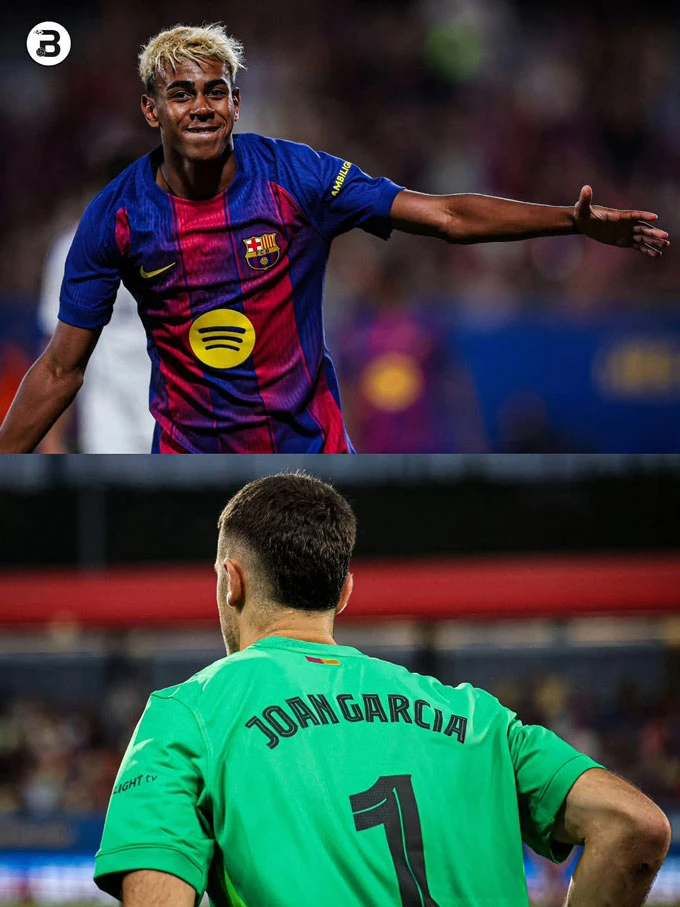 Barca đang sống nhờ phép cộng Lamine Yamal + Joan Garcia Barca đang sống nhờ phép cộng Lamine Yamal + Joan Garcia
