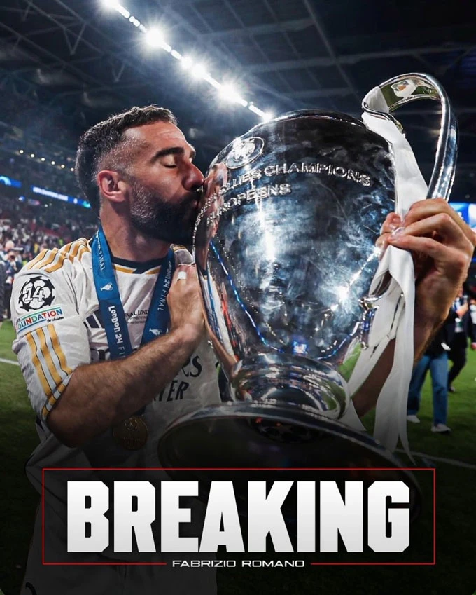 Dani Carvajal chia tay Real Madrid vào cuối mùa Dani Carvajal chia tay Real Madrid vào cuối mùa
