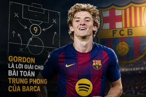 Gordon giải quyết được vấn đề đau đầu của Barca?