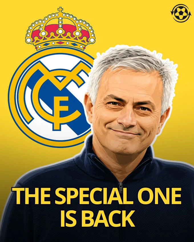 Jose Mourinho ký hợp đồng 3 năm với Real Madrid