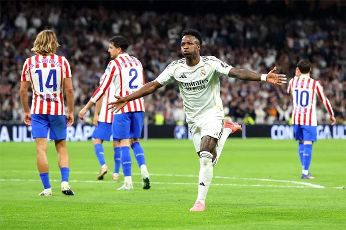 Kết quả Real Madrid 3-2 Atletico Madrid: Người hùng Vinicius! Kết quả Real Madrid 3-2 Atletico Madrid: Người hùng Vinicius!