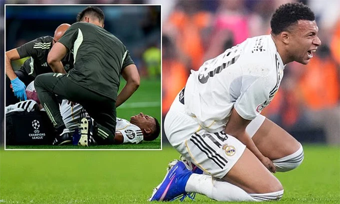 Kylian Mbappe bị chụp phim nhầm chân? Chuyện thường ngày ở Real Madrid! Kylian Mbappe bị chụp phim nhầm chân? Chuyện thường ngày ở Real Madrid!