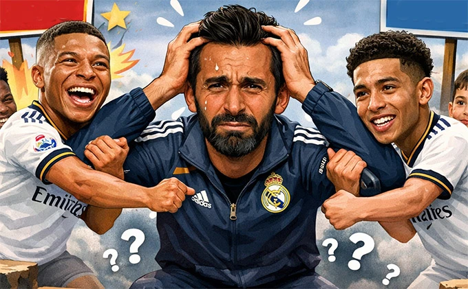 Kylian Mbappe và Jude Bellingham đưa HLV Arbeloa vào thế khó Kylian Mbappe và Jude Bellingham đưa HLV Arbeloa vào thế khó