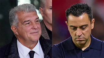 Laporta và Hansi Flick đáp trả công kích của Xavi