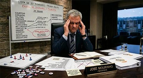 Mourinho chốt kế hoạch 20 cầu thủ, Real Madrid căng như dây đàn Mourinho chốt kế hoạch 20 cầu thủ, Real Madrid căng như dây đàn