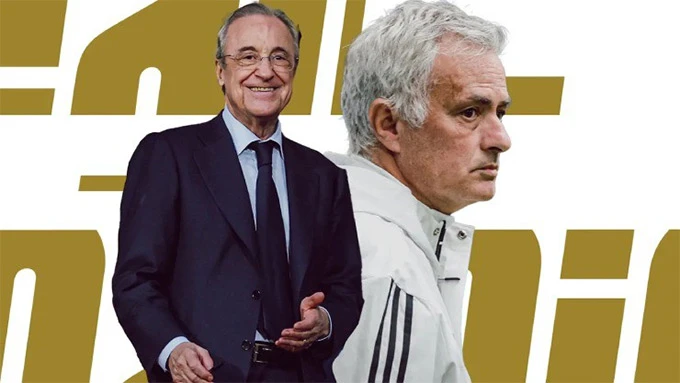 Mourinho thảo luận về 3 cầu thủ Real Madrid với Florentino Perez Mourinho thảo luận về 3 cầu thủ Real Madrid với Florentino Perez
