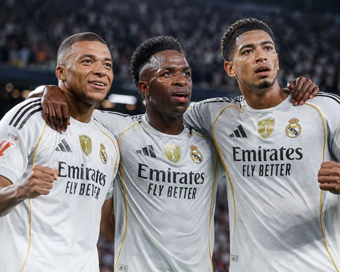 Mourinho thừa nhận khó sắp xếp Bellingham, Mbappe và Vinicius Mourinho thừa nhận khó sắp xếp Bellingham, Mbappe và Vinicius