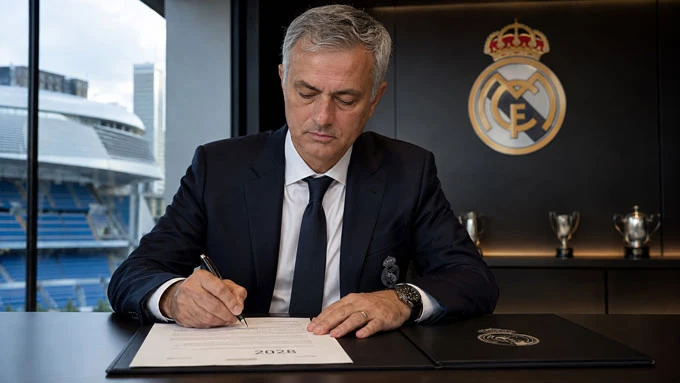 Mourinho trở lại dẫn dắt Real Madrid Mourinho trở lại dẫn dắt Real Madrid