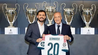 Real dùng video AI để giới thiệu Bernardo Silva