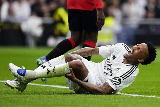 Real Madrid biến thành 'siêu bệnh viện' với 51 ca chấn thương mùa này Real Madrid biến thành 'siêu bệnh viện' với 51 ca chấn thương mùa này
