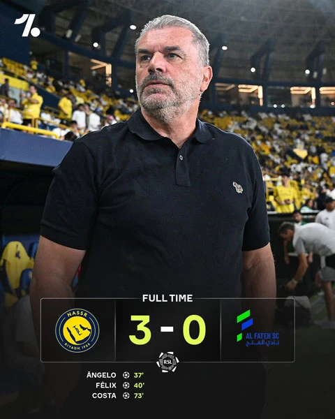 Vắng Ronaldo, Al Nassr vẫn khởi đầu thuận lợi tại Saudi Pro League Vắng Ronaldo, Al Nassr vẫn khởi đầu thuận lợi tại Saudi Pro League