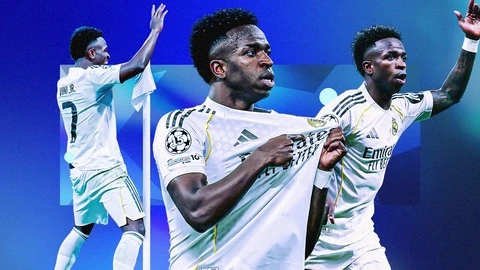 Vinicius trở thành 'cựu binh' Real Madrid ở tuổi 26
