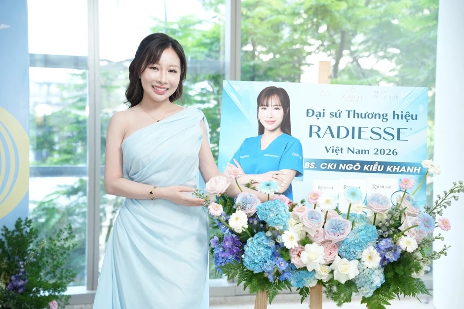Bác sĩ CK Da liễu Ngô Kiều Khanh trở thành Đại sứ Thương hiệu Radiesse tại Việt Nam Bác sĩ CK Da liễu Ngô Kiều Khanh trở thành Đại sứ Thương hiệu Radiesse tại Việt Nam