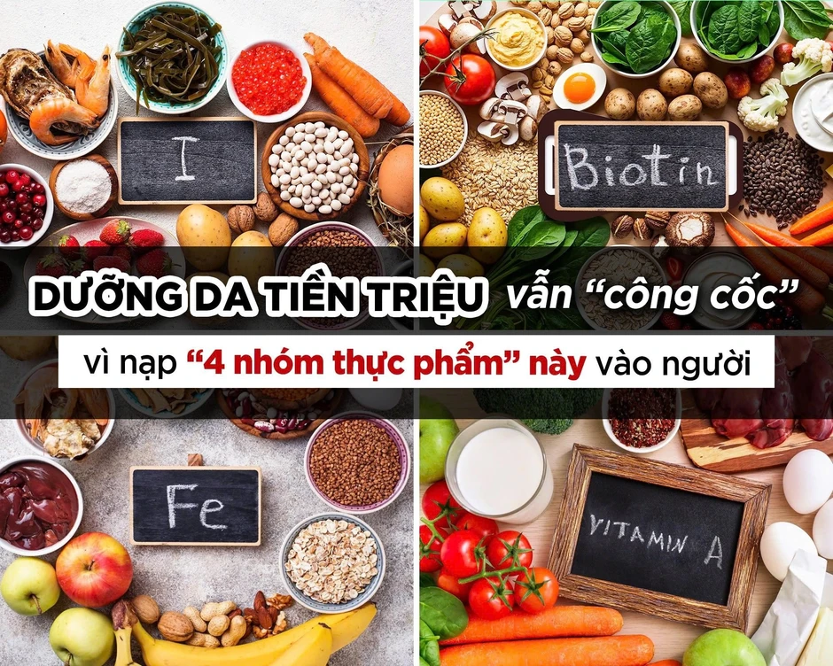 Dưỡng da tiền triệu vẫn công cốc nếu bạn nạp 4 nhóm thực phẩm này vào người Dưỡng da tiền triệu vẫn công cốc nếu bạn nạp 4 nhóm thực phẩm này vào người