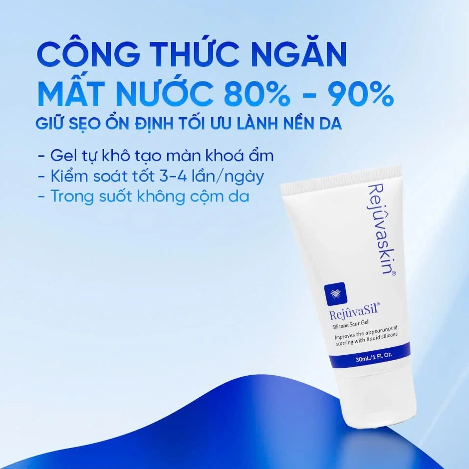 Gel Rejuvasil giúp ngăn ngừa sẹo mới và làm mờ sẹo lồi phẫu thuật có tốt không?